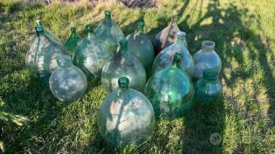 Damigiane da arredo giardino