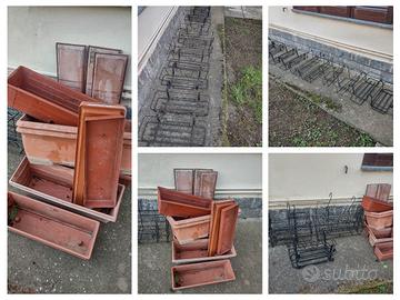 Fioriere in ferro battuto vasi e portavasi