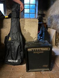 Basso Yamaha con amplificatore