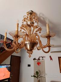Murano vetro soffiato e oro zecchino primi del 900