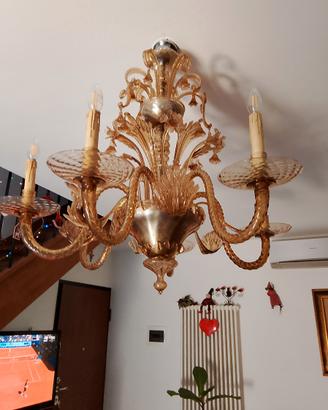 Murano vetro soffiato e oro zecchino primi del 900