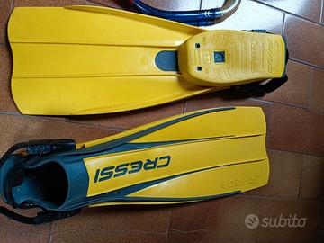 pinne cressi sub tipo frog taglia m/l