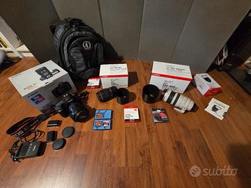 Canon eos 5d mark ii + obiettivi 
