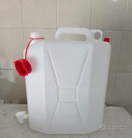 Tanica con rubinetto e valvola per liquidi 20 litr