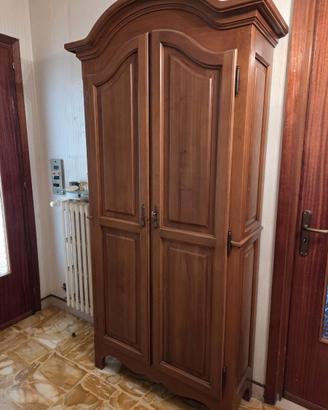 Mobile da ingresso guardaroba in rovere