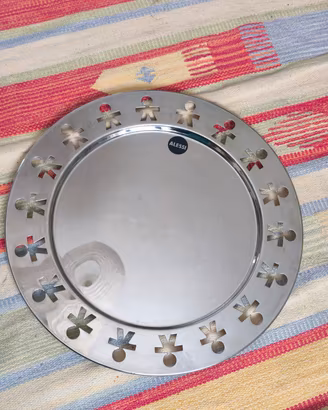 vassoio Girotondo Alessi in acciaio inox 40cm 