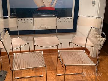 4 sedie spaghetti chair Giandomenico Belotti