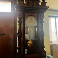 Orologio pendolo in legno a molla