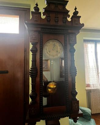 Orologio pendolo in legno a molla