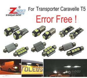 KIT 22 LAMPADE LED INTERNE PER VOLKSWAGEN VW TRANS