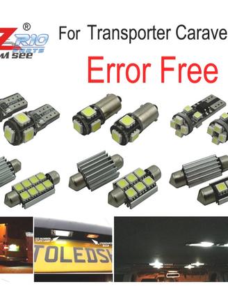 KIT 22 LAMPADE LED INTERNE PER VOLKSWAGEN VW TRANS