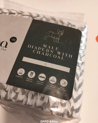 pannolini per incontinenza cani maschi