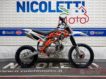 Pit Bike Kayo 125cc 17/14 ruote 4 Marce Bianco Ara