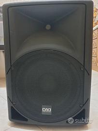CASSE ATTIVE AMPLIFICATE DAD EVENT 12 250W 500W