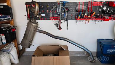 Scarico titanio originale Nissan GTR my17