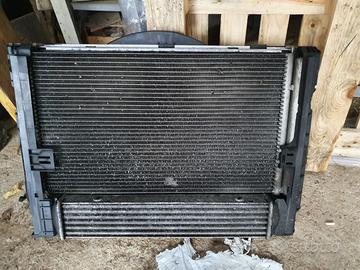 Radiatore/intercooler/ventola bmw 120d e87 177cv
