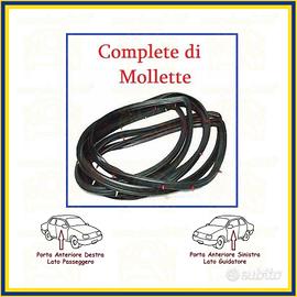 SET 2 GOMMA GUARNIZIONE PORTA ANTERIORE PER SUZUKI