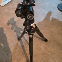 Cavalletto manfrotto 055XPROB, testa cremagliera
