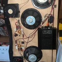 Impianto bassi con amplificatore