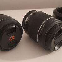 2 Obiettivi Sony A-Mount, 55-200 e 50 mm F 1.8