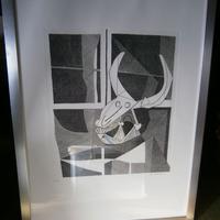 Incisione di Attilio Steffanoni, Omaggio a Picasso