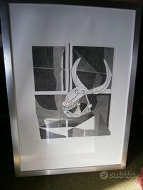 Incisione di Attilio Steffanoni, Omaggio a Picasso