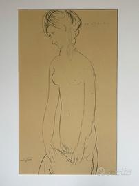 Amedeo Modigliani Beatrice Litografia 1959