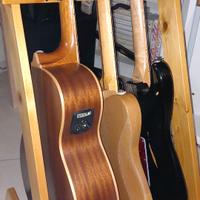 supporto x 3 chitarre artigianale