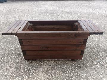 fioriera panca porta vaso 