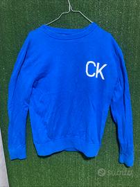 Felpa Calvin Klein color blu tg M