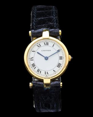 Cartier Vendome lady 18 kt gold ref 81002 serviced