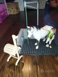 Schleich lavaggio cavalli