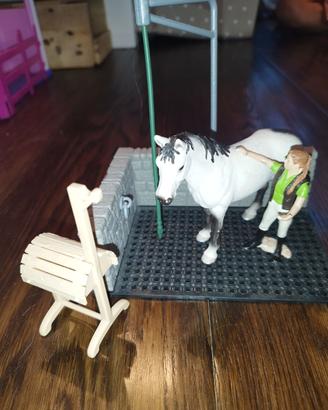 Schleich lavaggio cavalli