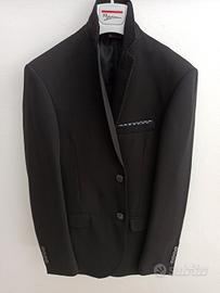 completo da uomo giacca + pantalone nero 46