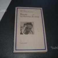 Libro PIER PAOLO PASOLINI poesia in forma di rosa