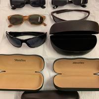 Occhiali con custodia