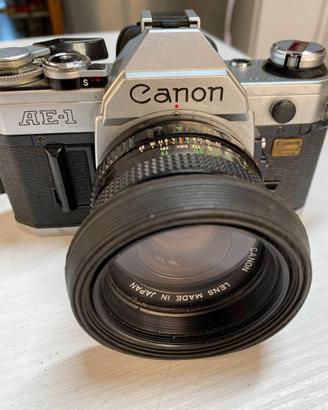 CANON AE-1 + Obbiettivo 50mm F 1.8/22