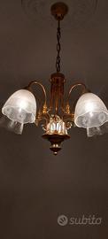 lampadario a sospensione vintage