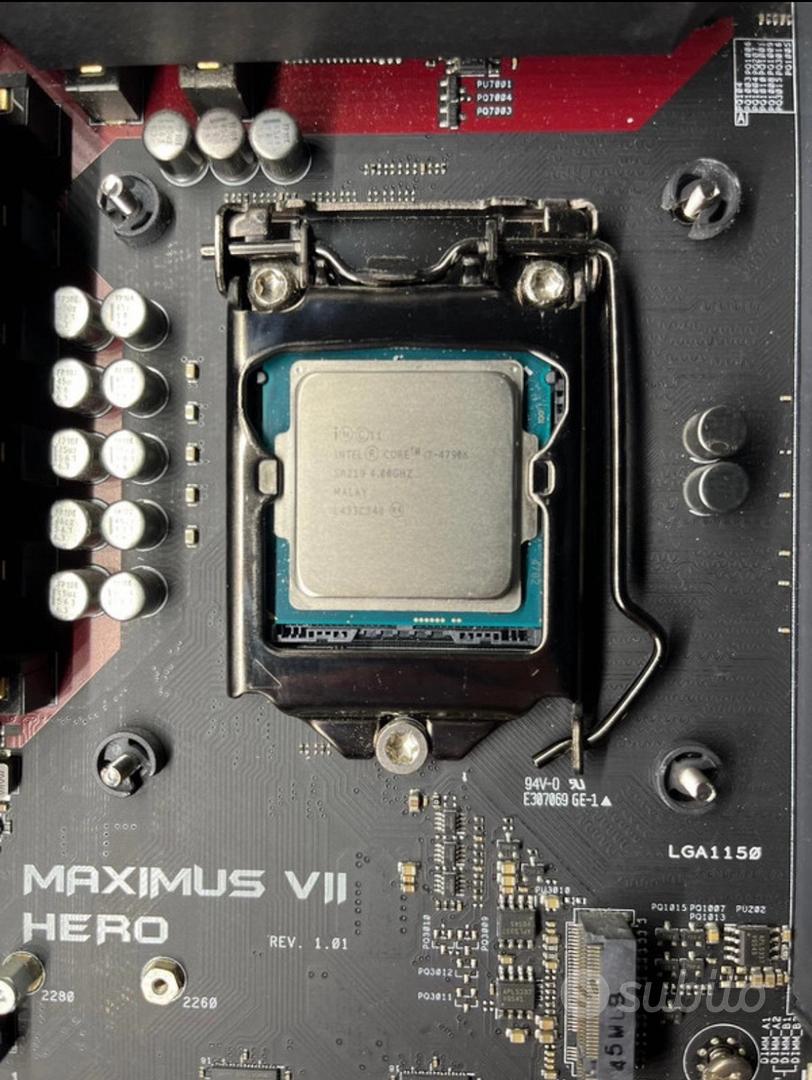Asus Maximus Hero VII + I7-4790k + 24GB Ram - Informatica In