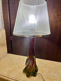 Lampada antica in vetro di murano