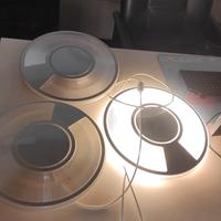 3 lampade a parete Design Luce Plan+ 10 ricambi 