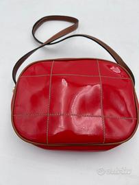 Salvatore Ferragamo borsa in vernice rossa