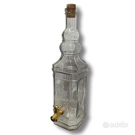 Bottiglia in vetro con rubinetto (2 litri) - Arredamento e Casalinghi In  vendita a Roma
