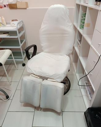 Poltrona reclinabile per estetista e barbieri