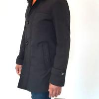 Parka Blu ,Rivestito Stile  Inglese ASHWOOD. XL