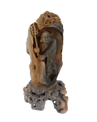 Figura di Lohan in Pietra Saponaria - XX Secolo