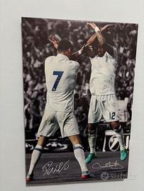 Quadro Tela Cristiano Ronaldo Esultanza Marcelo 30