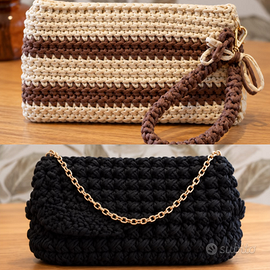 Borse fatte a mano all'uncinetto | Clutch e pochet