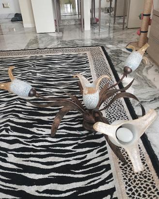 lampadario con 2 baciu' 