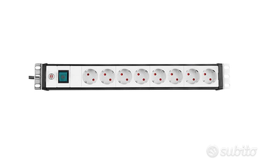 Brennenstuhl Multipresa 8 Prese 3m Rack 19" NUOVA